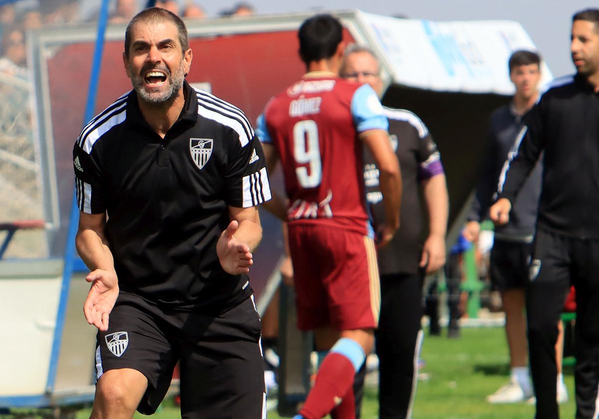 Ramsés, durante el partido de este domingo.