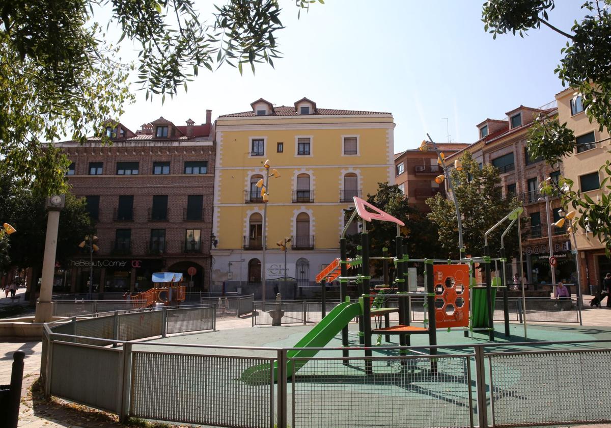 Plaza de Somorrostro, en el barrio de Santa Eulalia.