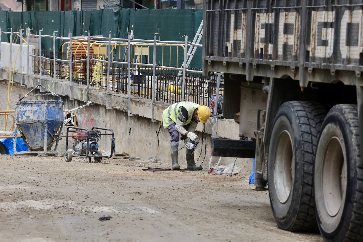 Así continúa la ampliación del túnel de Labradores