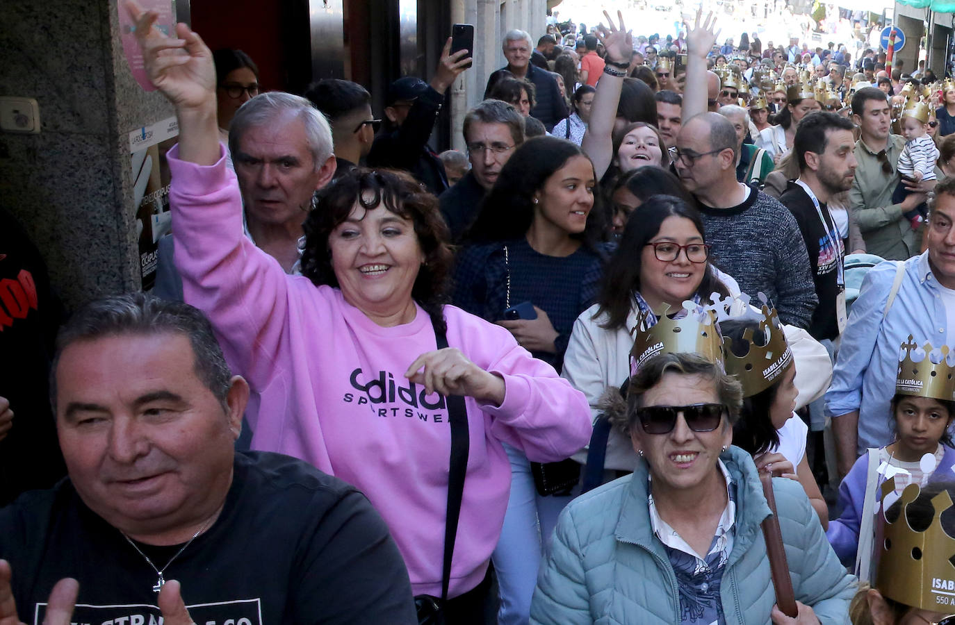 El encuentro de Isabeles, en imágenes