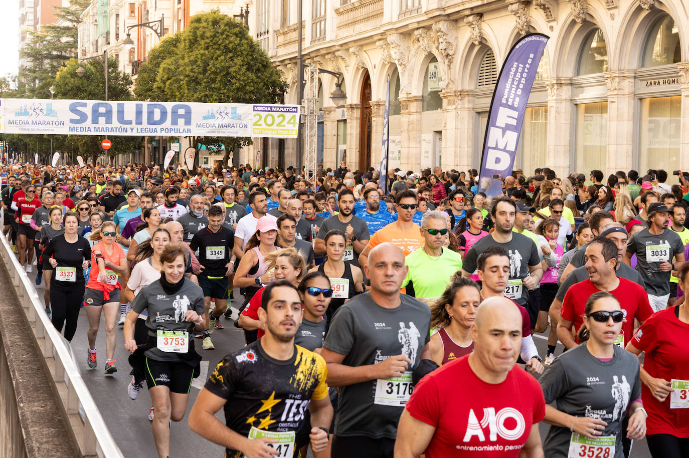 Las fotos más espectaculares de la Media Maratón de Valladolid