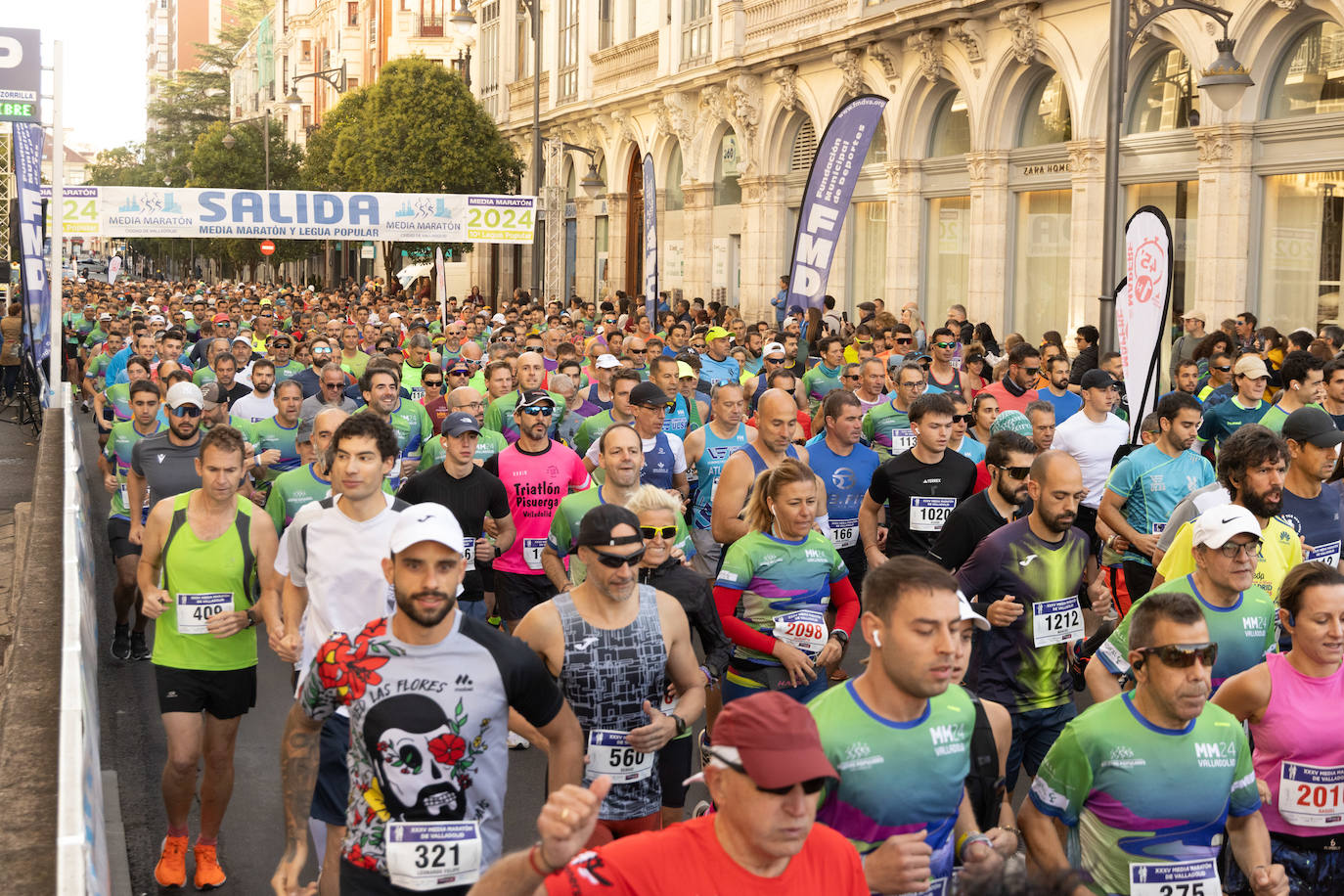 Las fotos más espectaculares de la Media Maratón de Valladolid