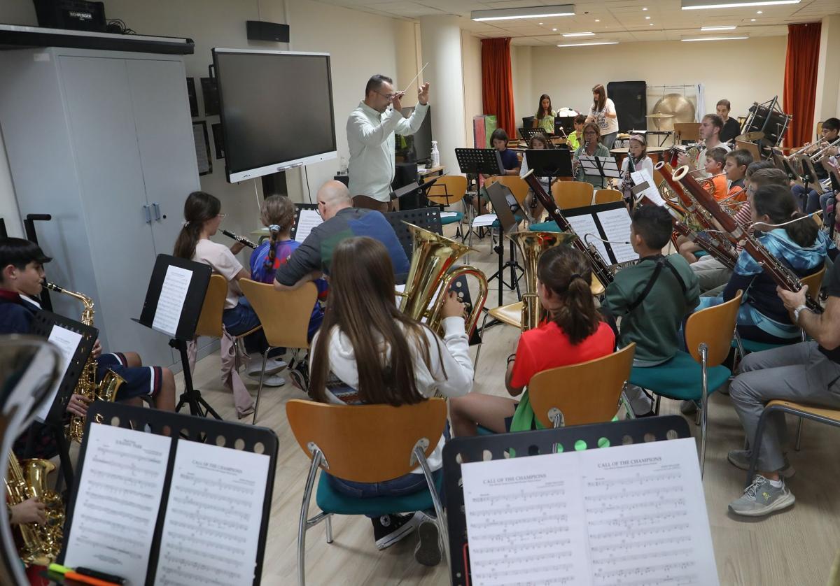 Banda de enseñanzas elementales del Conservatorio de Palencia