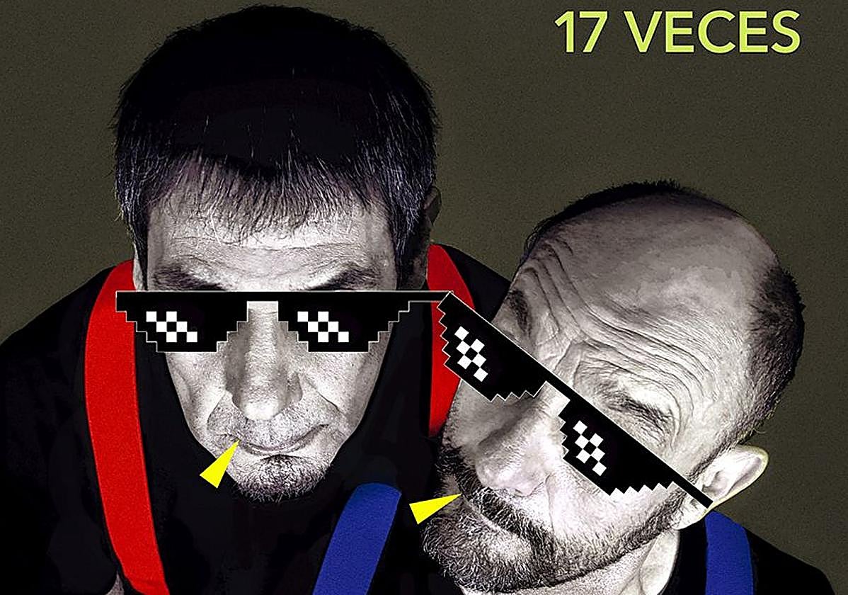 Cartel del espectáculo de Faemino y Cansado, que llegará este sábado al Teatro Ortega.