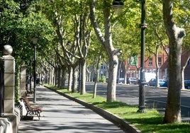 Paseo de Filipinos, lugar de la agresión.