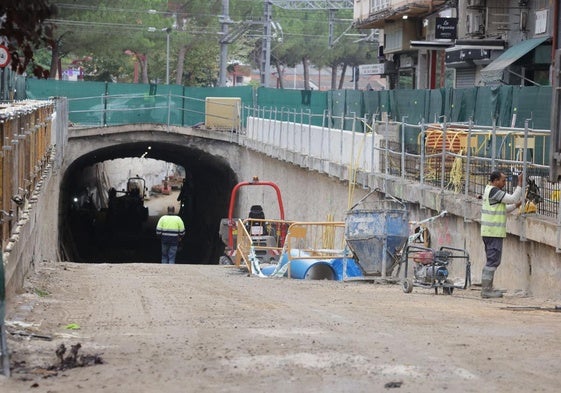 Paso de Labradores, el único que se encuentra en ejecución dentro del convenio de integración ferroviaria en estos momentos.