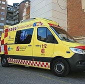 Herido un joven de 21 años tras caerse de la moto en Cigales