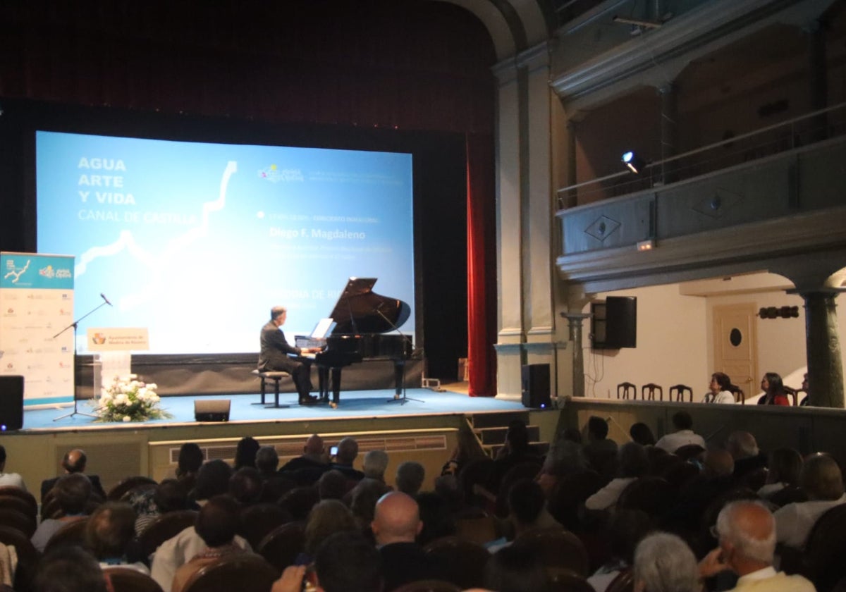 Fernández Magdaleno durante el concierto inaugural