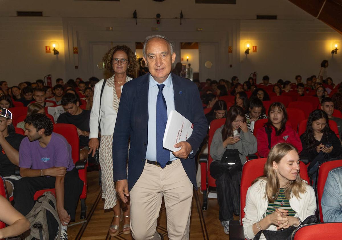 El rector de la UVA, Antonio Largo, en una imagen de archivo.