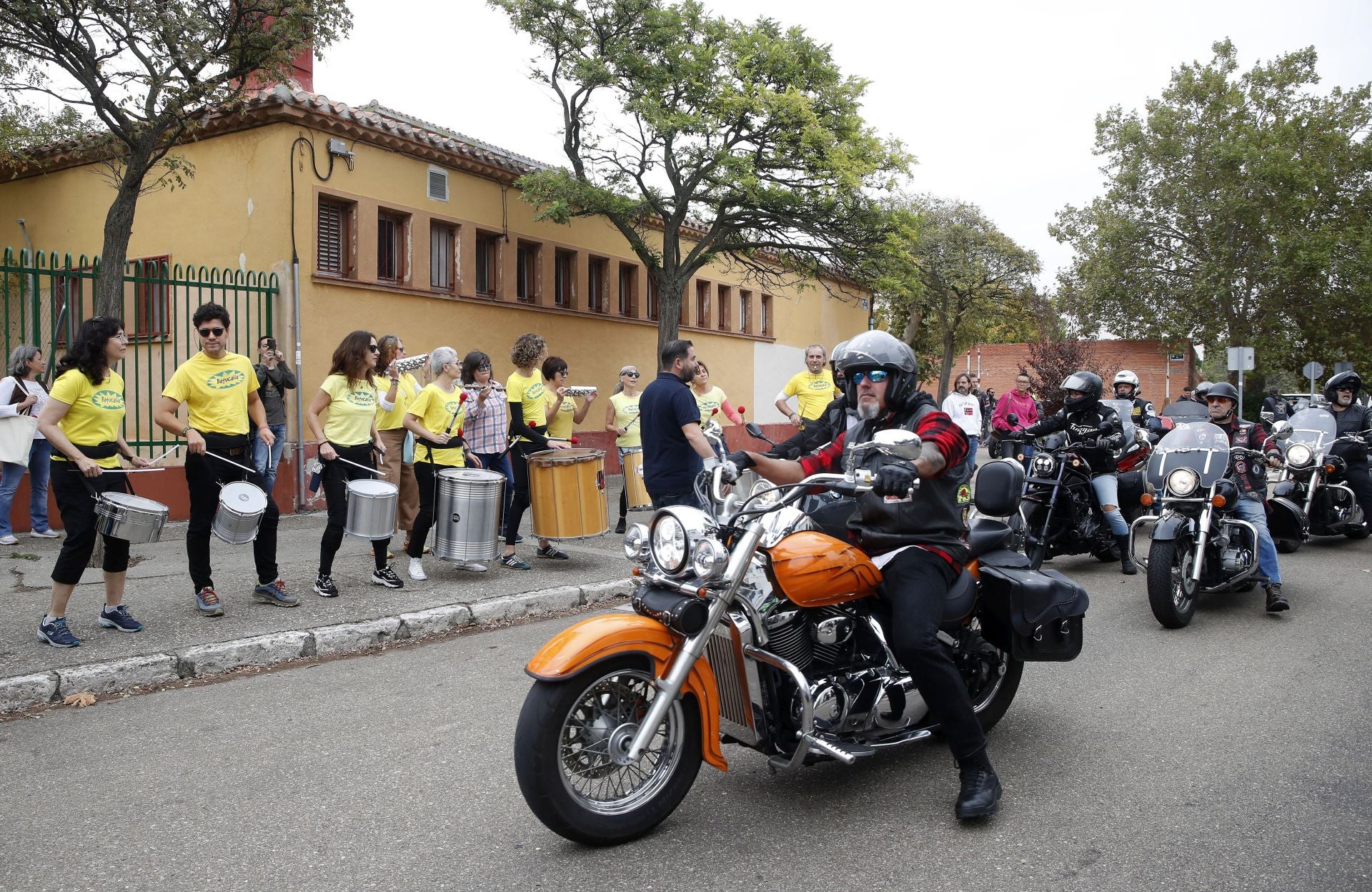 Marcha motera para visibilizar el ELA en Valladolid