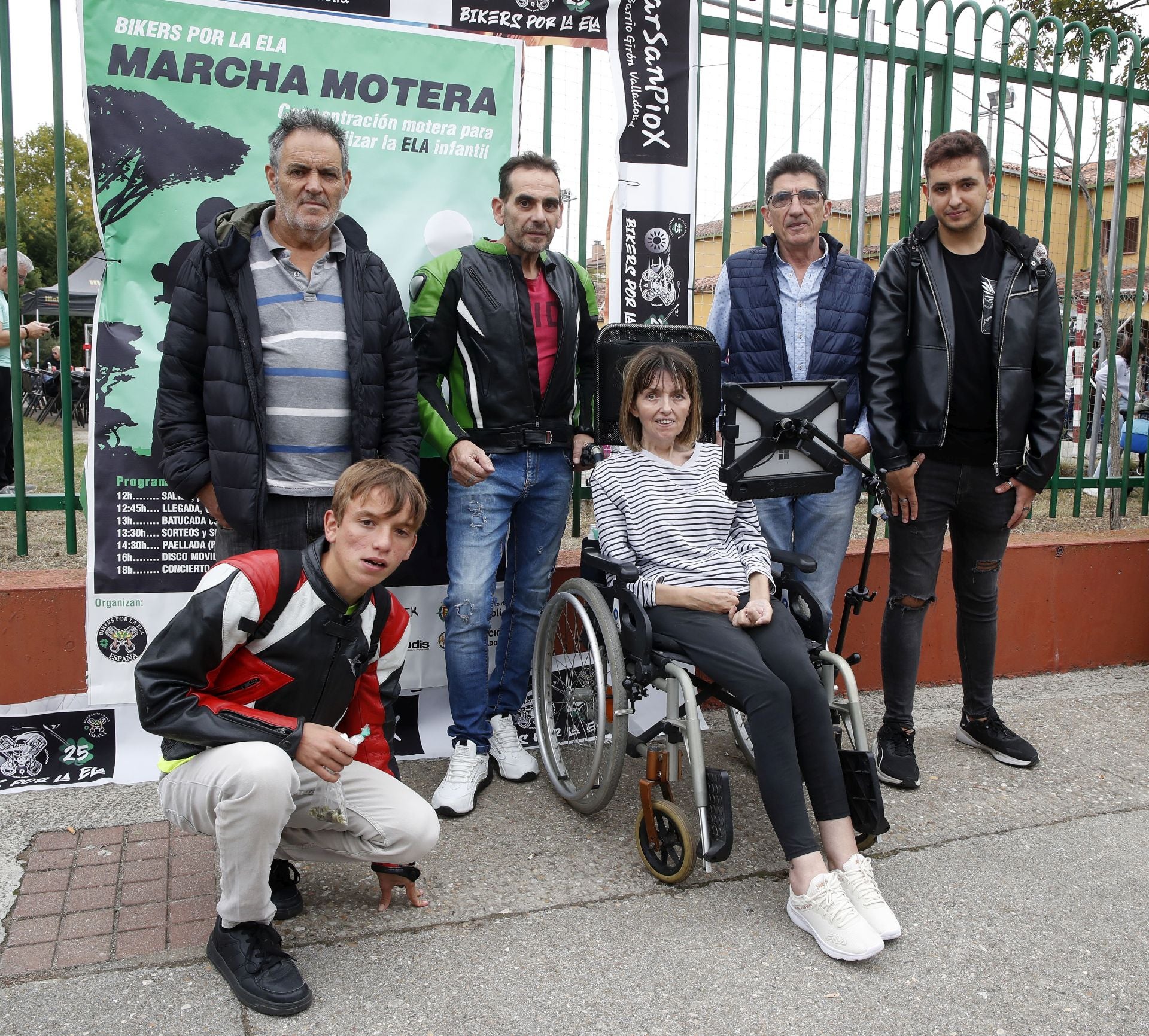 Marcha motera para visibilizar el ELA en Valladolid