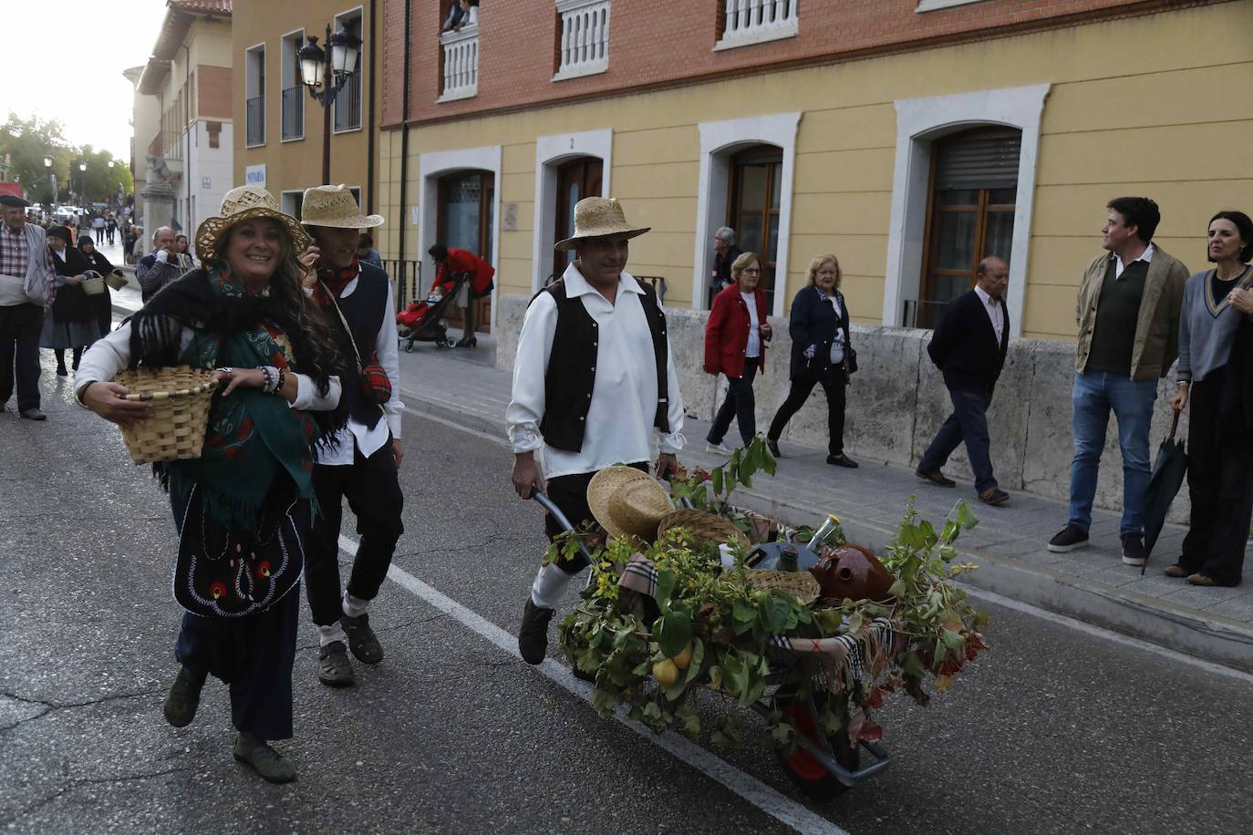 Las imágenes del pisado de la uva en Peñafiel