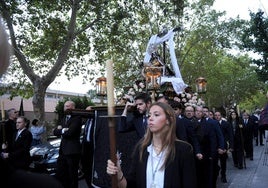 La procesión de este sábado por las calles de Valladolid.