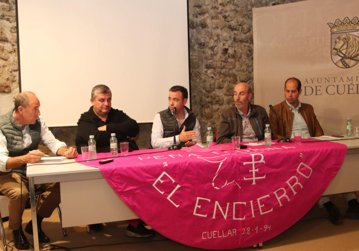 Ponentes en el Foro de los Encierros celebrado en Cuéllar.