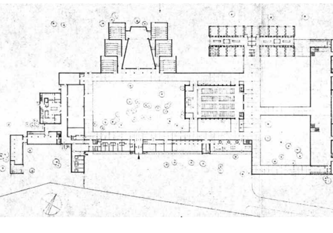 Planos del colegio Internado Sagrada Familia.