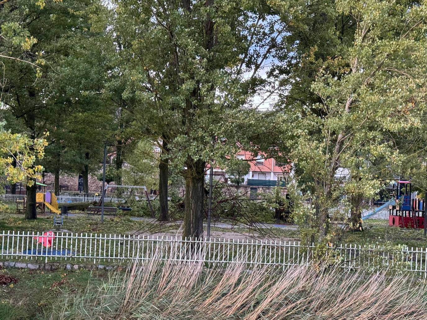 Cerrado el parque infantil de Aguilar de Campoo