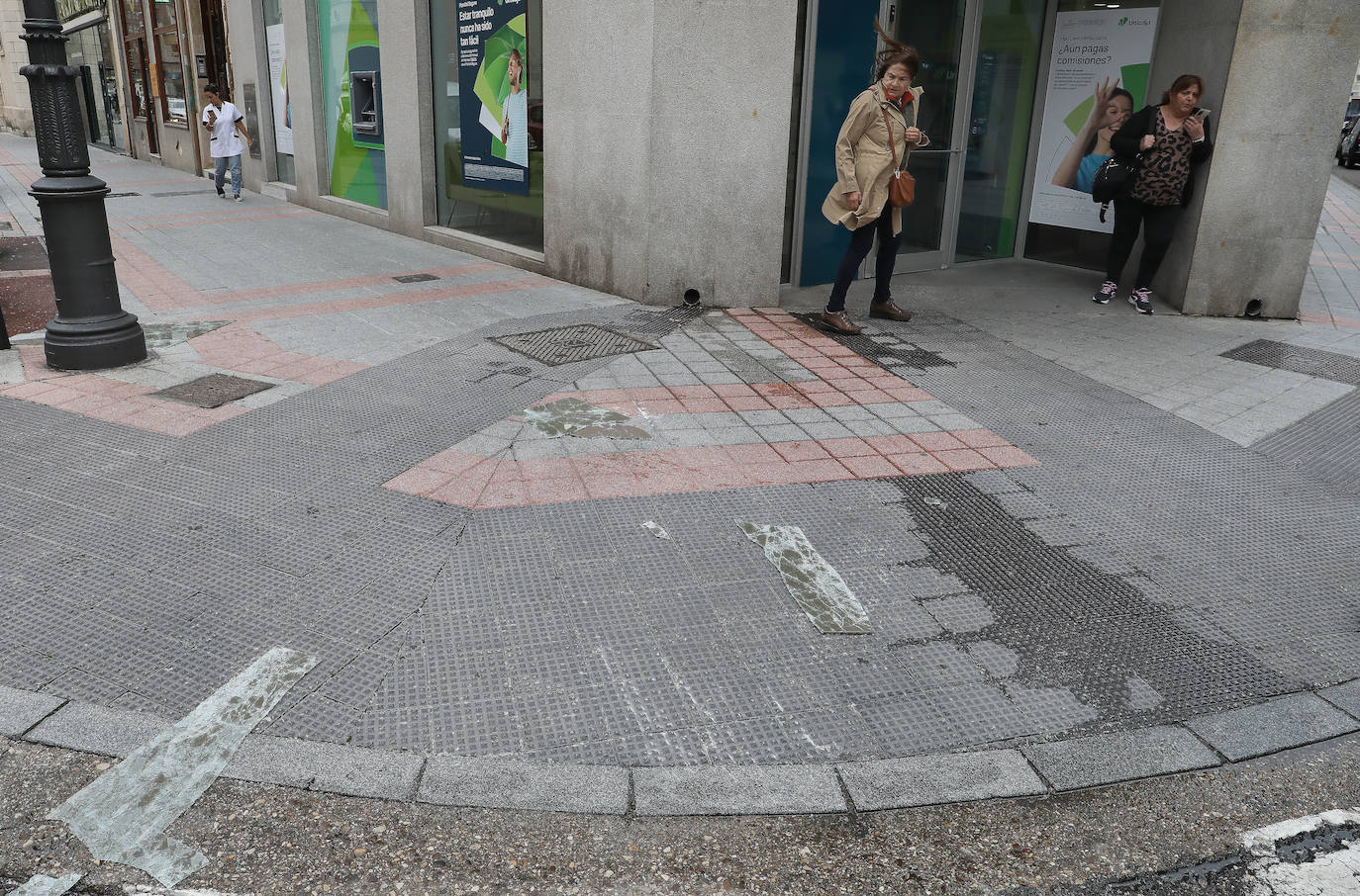 Los efectos del huracán Kirk en Palencia