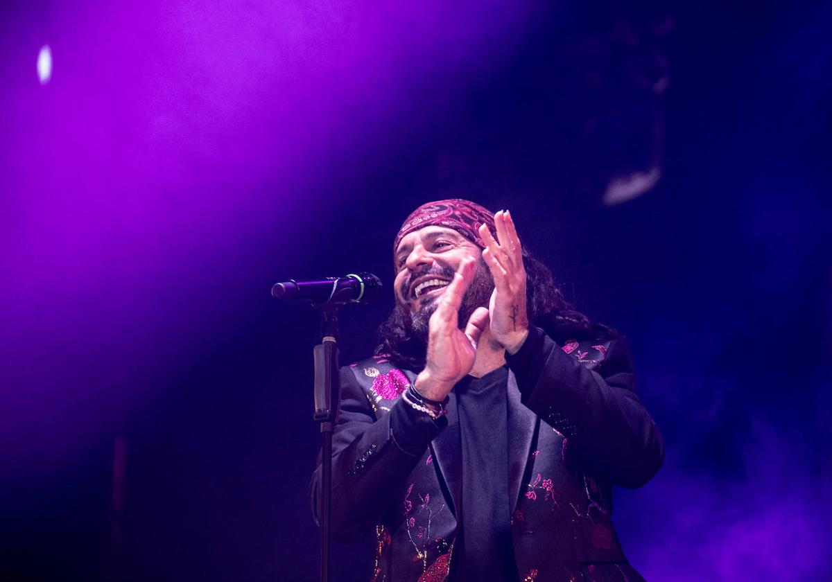 Francisco Javier Labandón, El Arrebato, en un concierto en Cádiz.