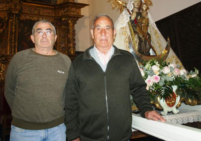 Javier Yuguero (izquierda), junto a Luis Martín.