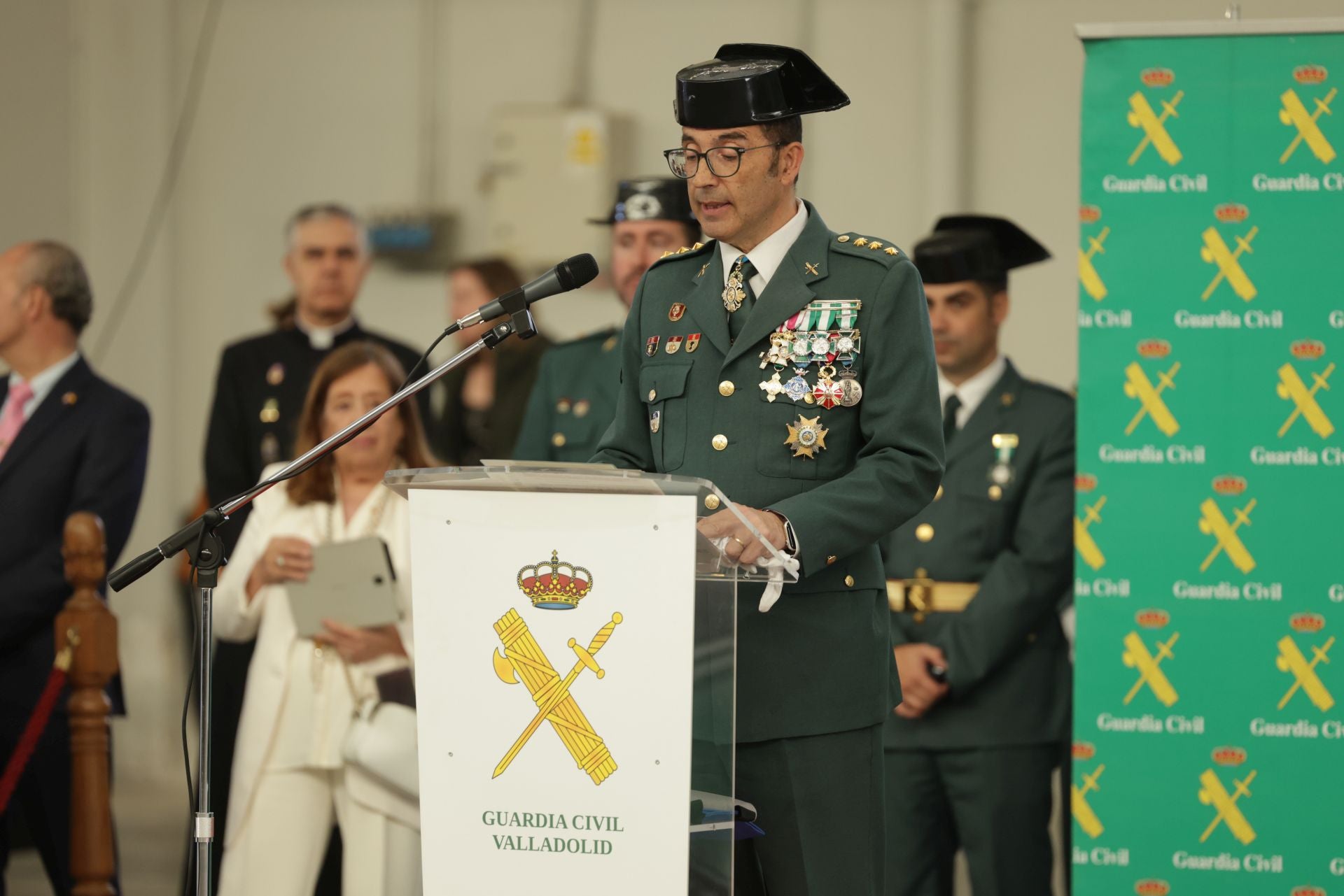 El homenaje de la Guardia Civil de Valladolid a su patrona, en imágenes