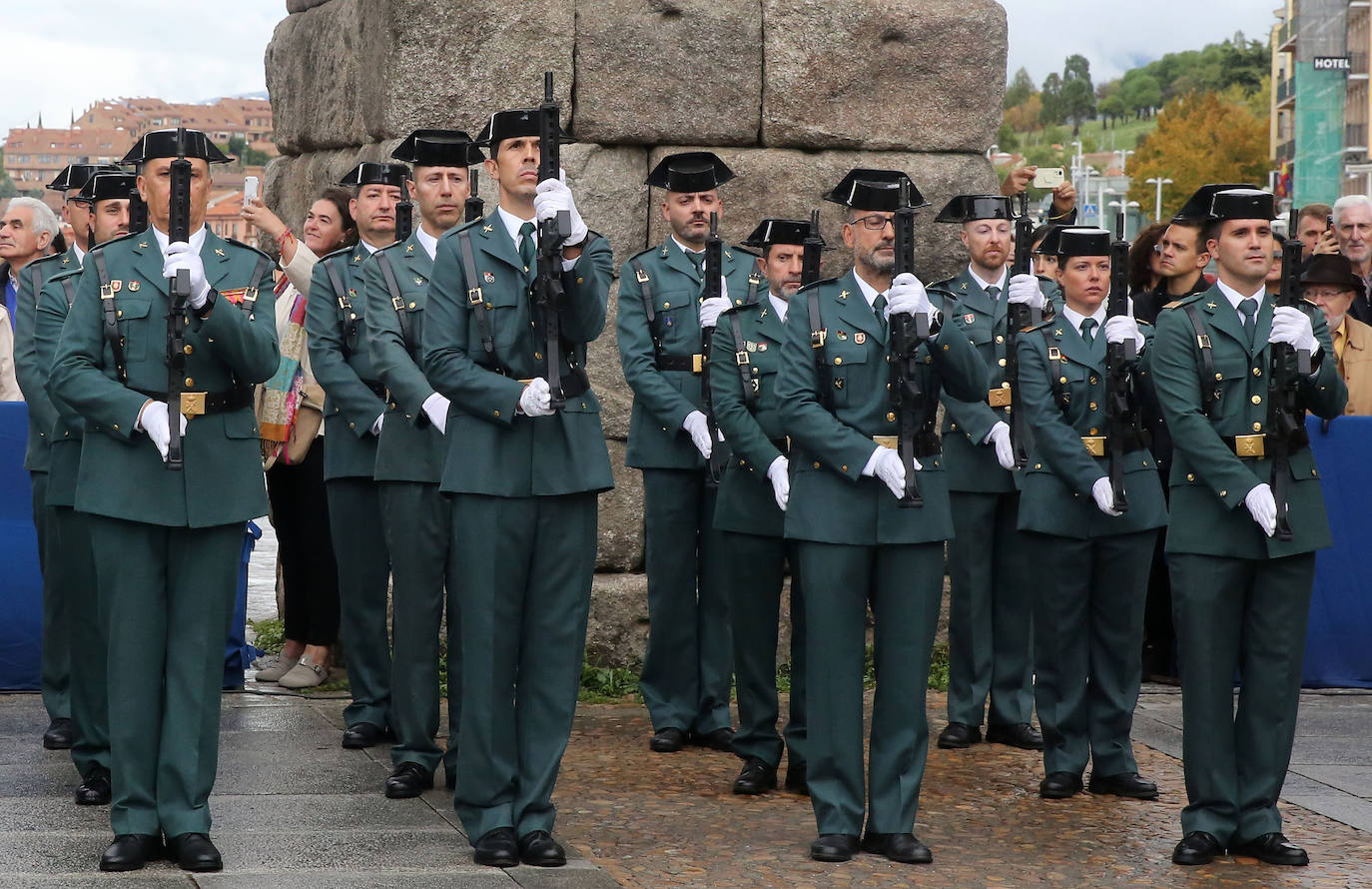 La fiesta de la Guardia Civil en Segovia, en imágenes