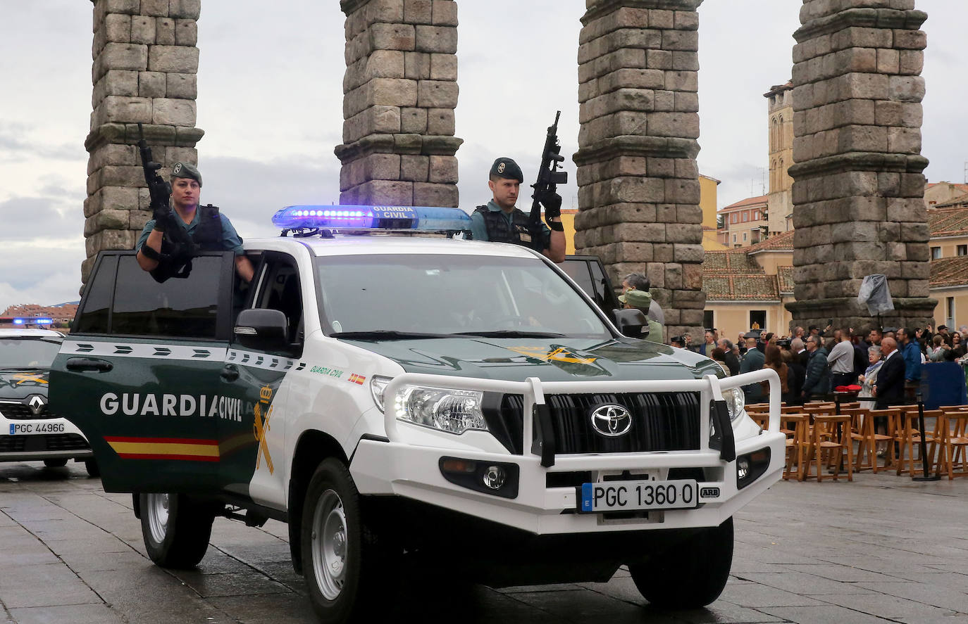 La fiesta de la Guardia Civil en Segovia, en imágenes