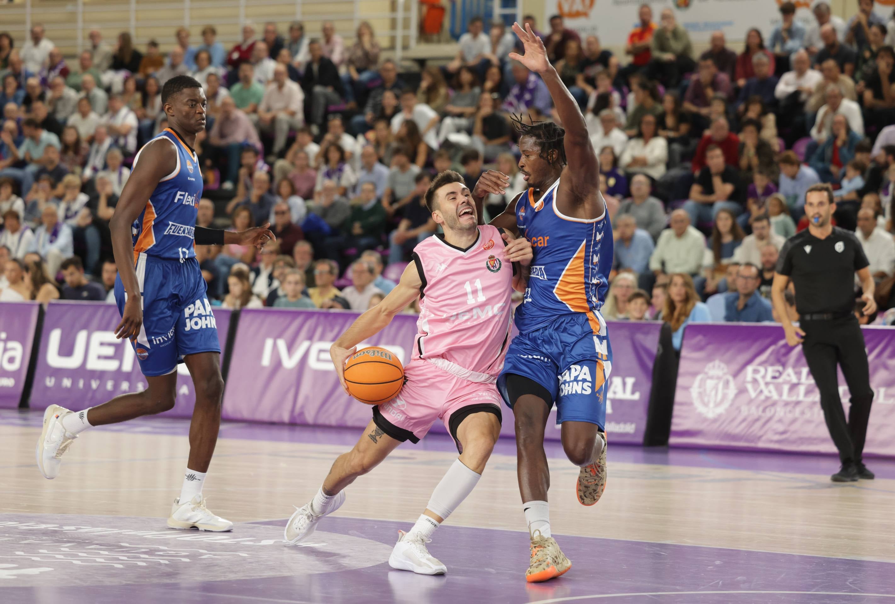 La derrota del UEMC Real Valladolid Baloncesto ante Fuenlabrada, en imágenes