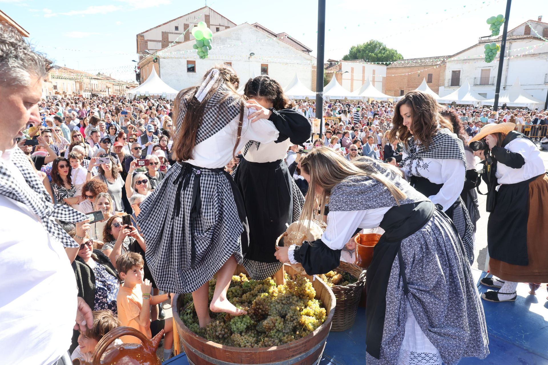 El pregón de Carmen Lomana en Rueda, en imágenes