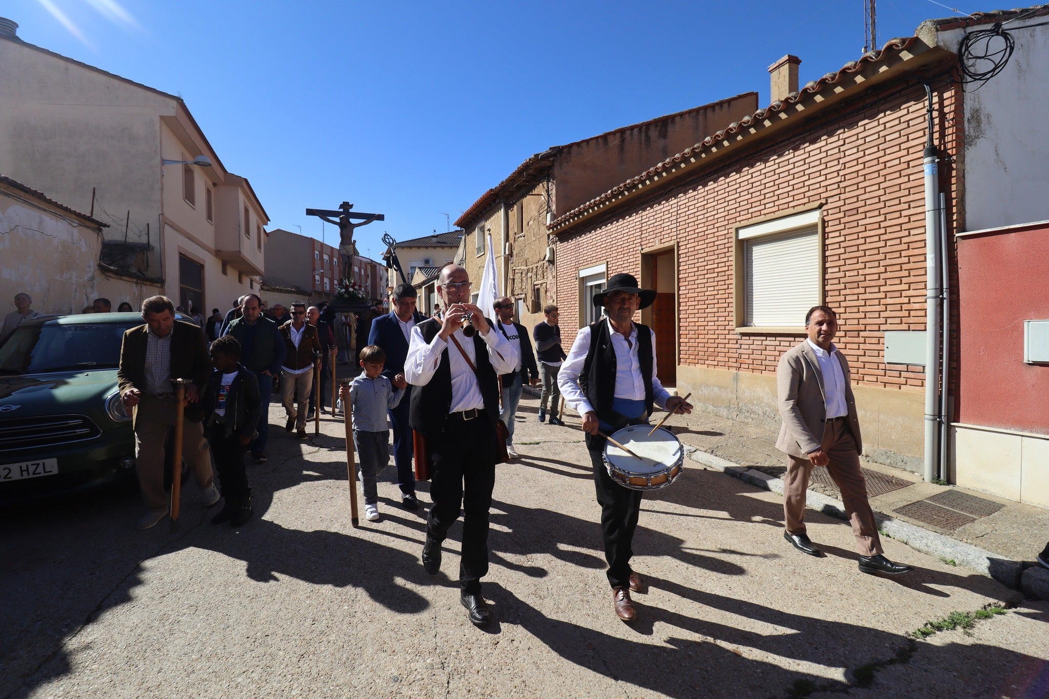 El Cristo de las Puertas recorre Rioseco como cada segundo domingo de octubre