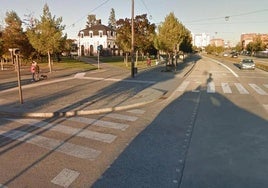 Proximidades del lugar del suceso en la antigua estación de tren de Burgos.