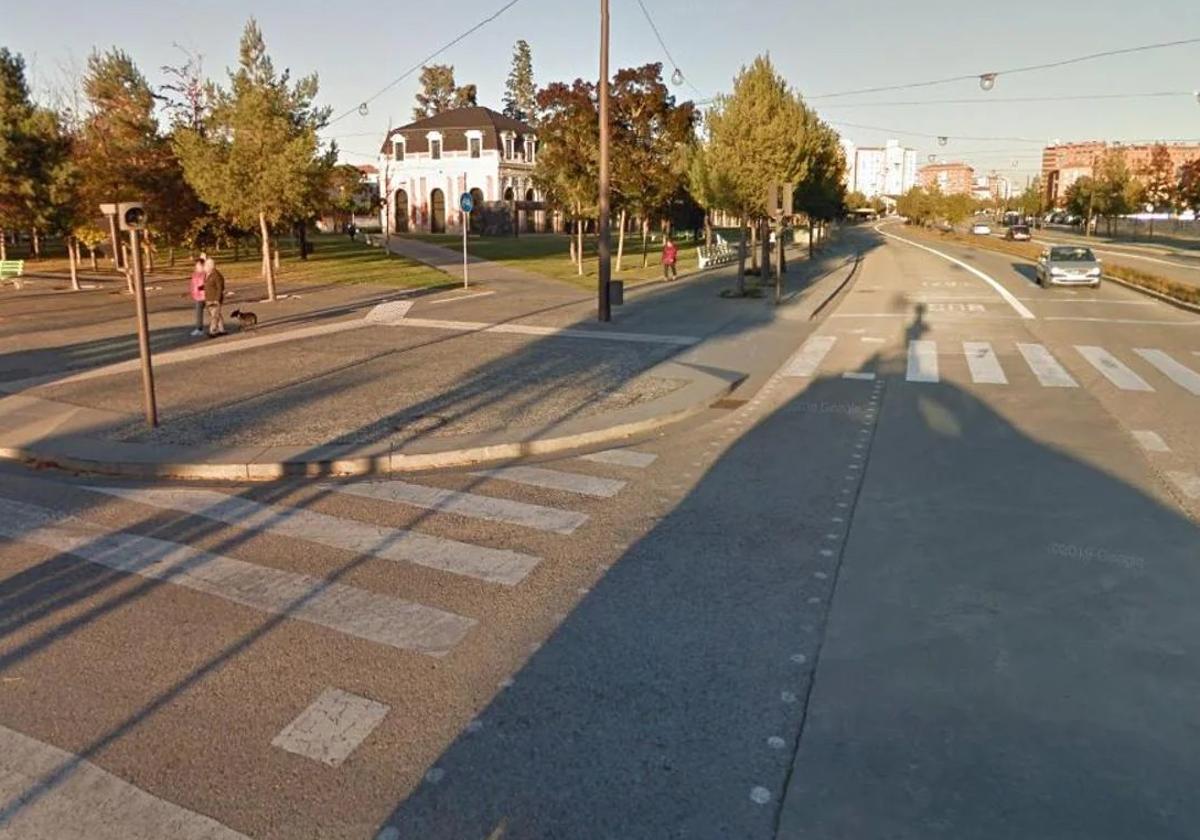 Proximidades del lugar del suceso en la antigua estación de tren de Burgos.