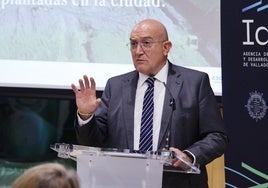 Jesús Julio Carnero, durante la presentación de 'Valladolid Now'.