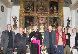 Presentación de la restauración del retablo mayor de la iglesia de Santiago Apóstol en Anaya.