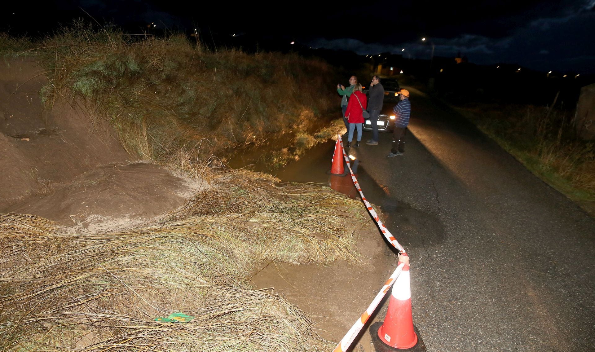 La inundación en Carbonero el Mayor, en imágenes