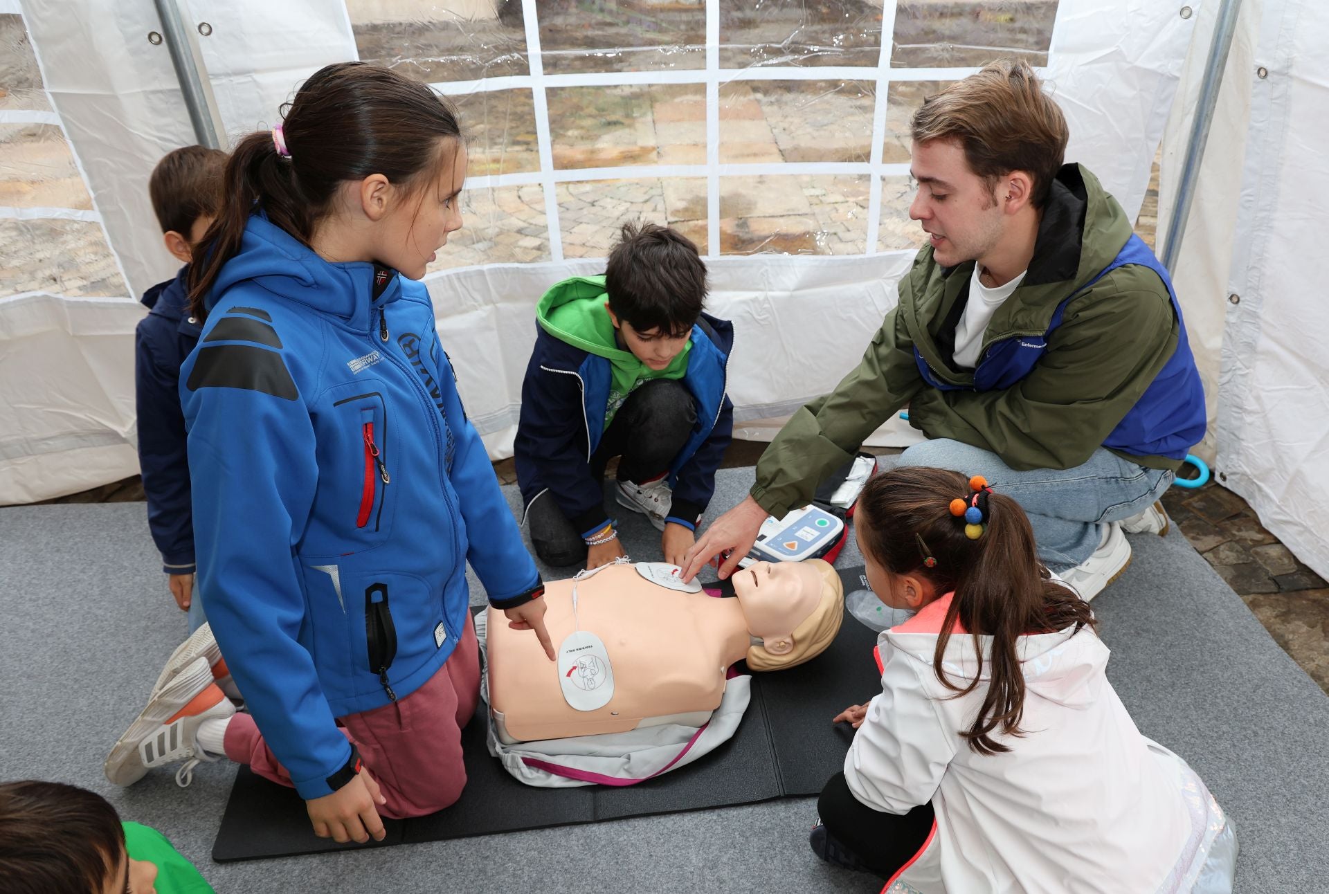 Un taller en Palencia para aprender a salvar vidas