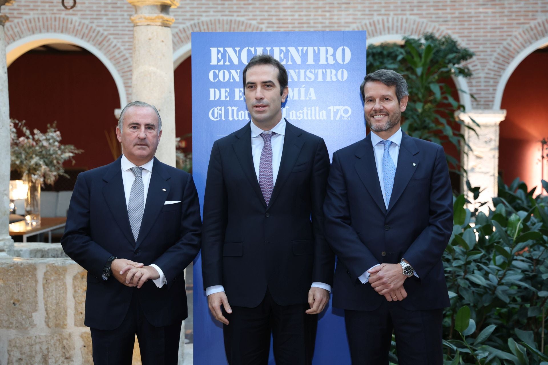 El ministro de Economía, Carlos Cuerpo, en el encuentro empresarial de El Norte de Castilla