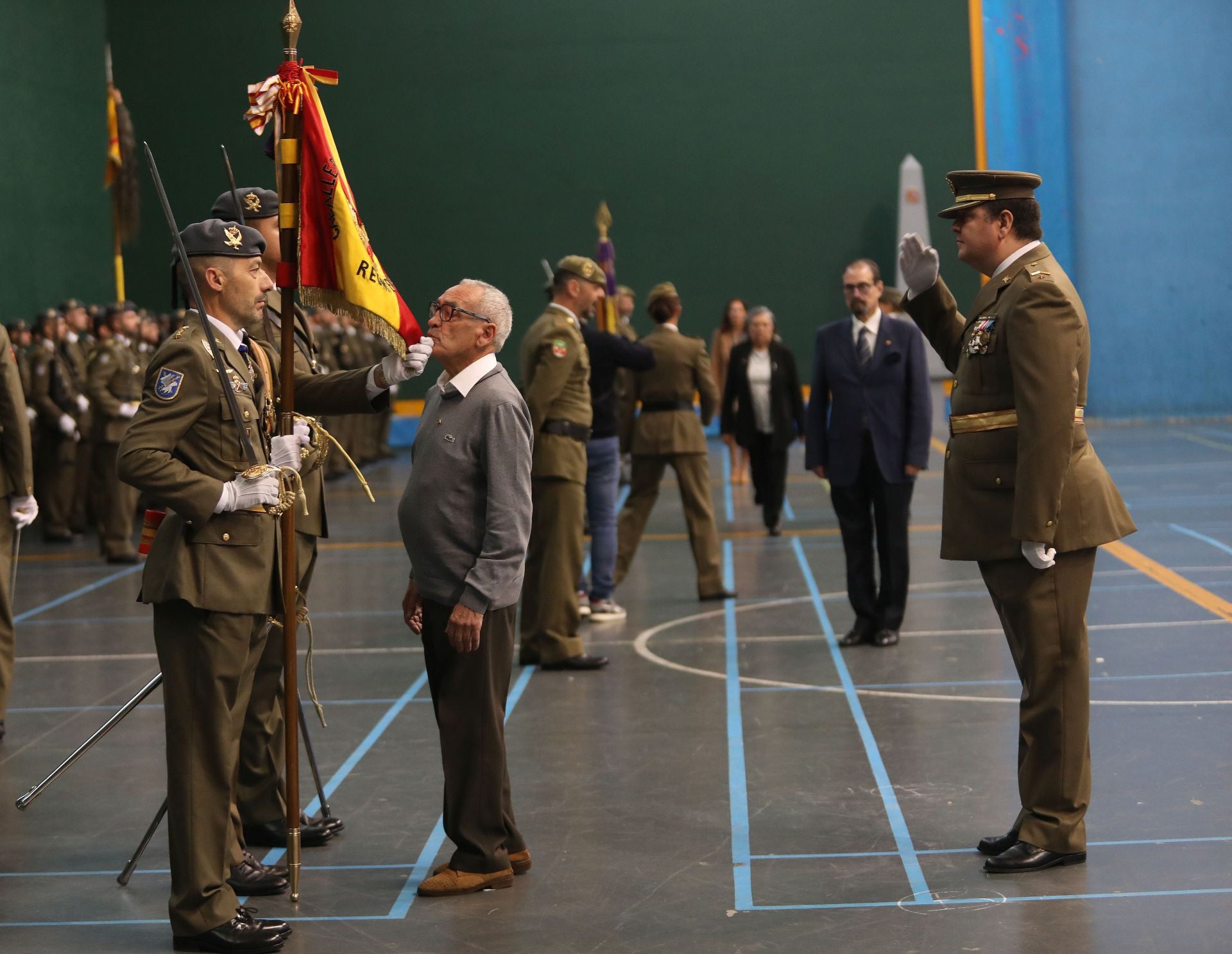 Así fue la jura de bandera en Palencia