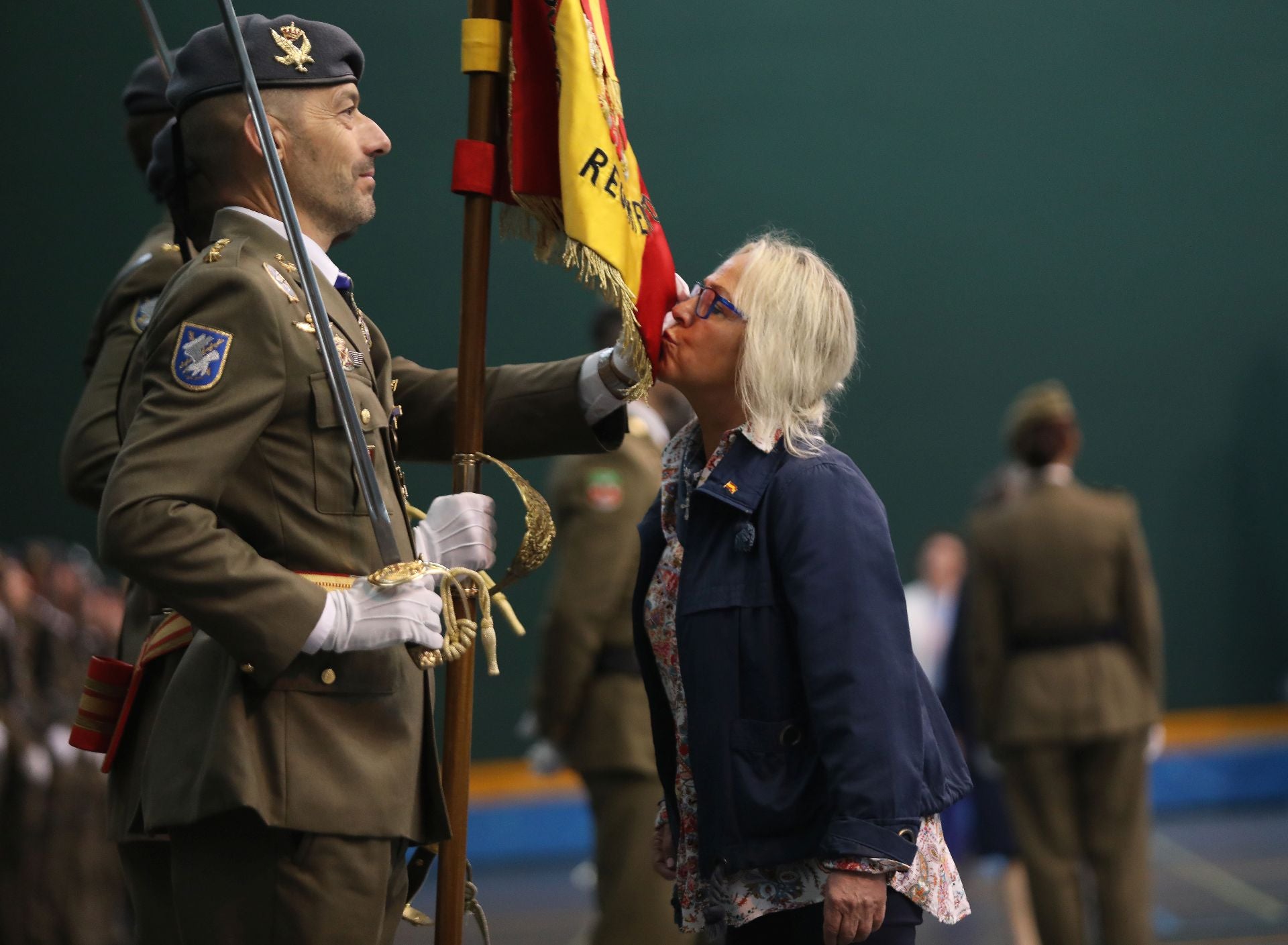 Así fue la jura de bandera en Palencia