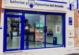 Administración de Cantalejo que ha vendido los décimos premiados.