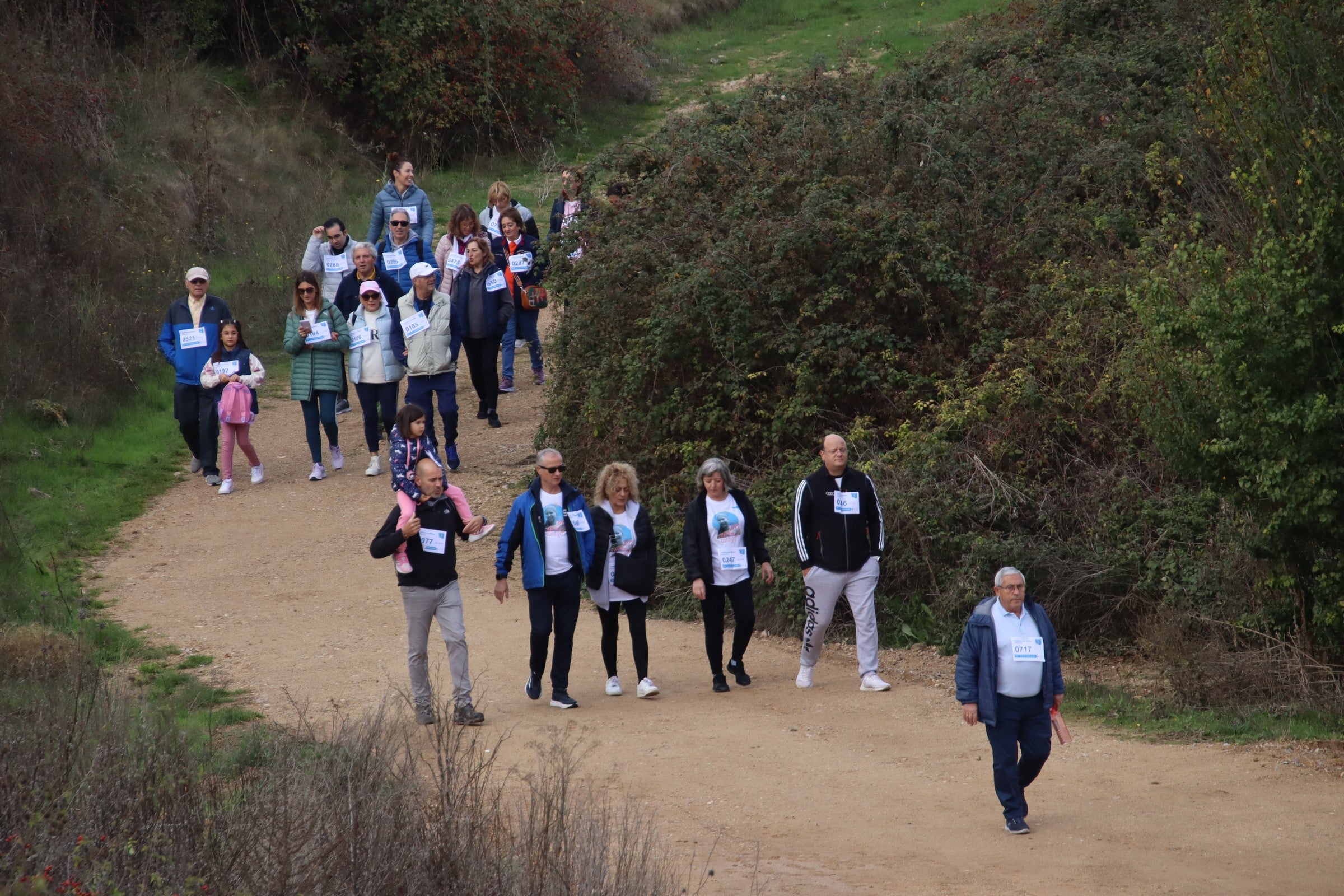 Marcha solidaria de Castromonte a favor de las Casas Ronald McDonald