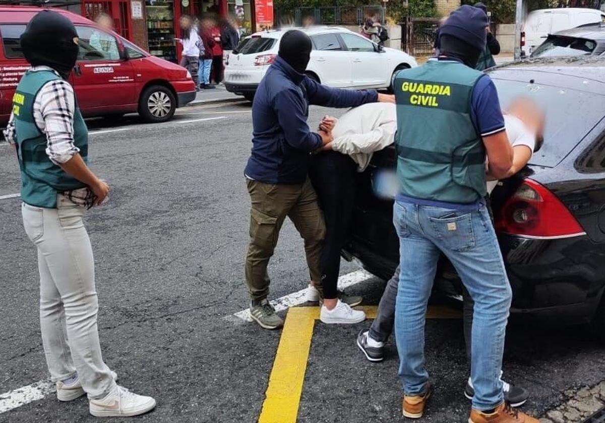 La detención de los sospechosos de la oleada de robos en Salamanca.