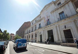 Imagen de archivo de la Audiencia de Valladolid.