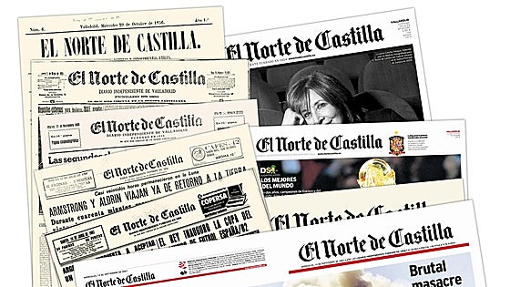 170 años de El Norte de Castilla en 70 portadas