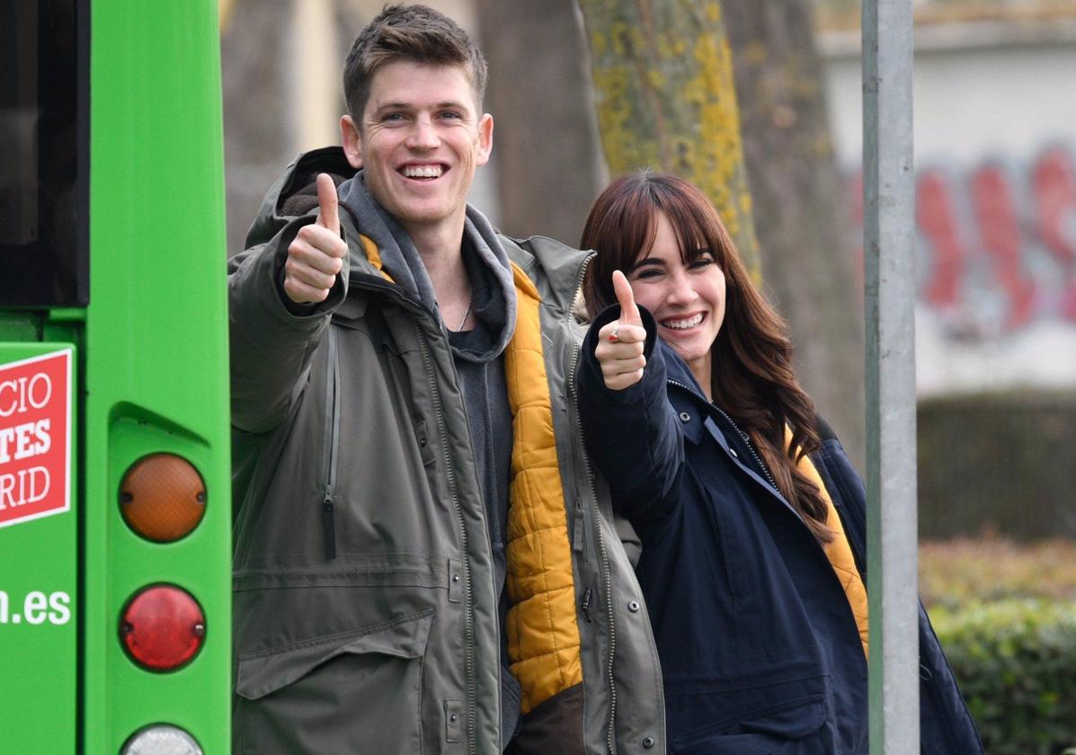 Aitana y Miguel Bernardeau, en una imagen de archivo, cuando eran pareja.