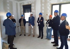 Visita institucional a las obras de ampliación y mejora del centro de Afaci.