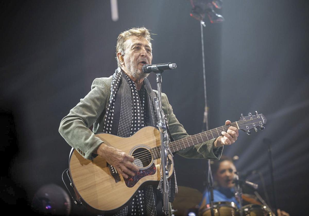 Manolo García, en un concierto.