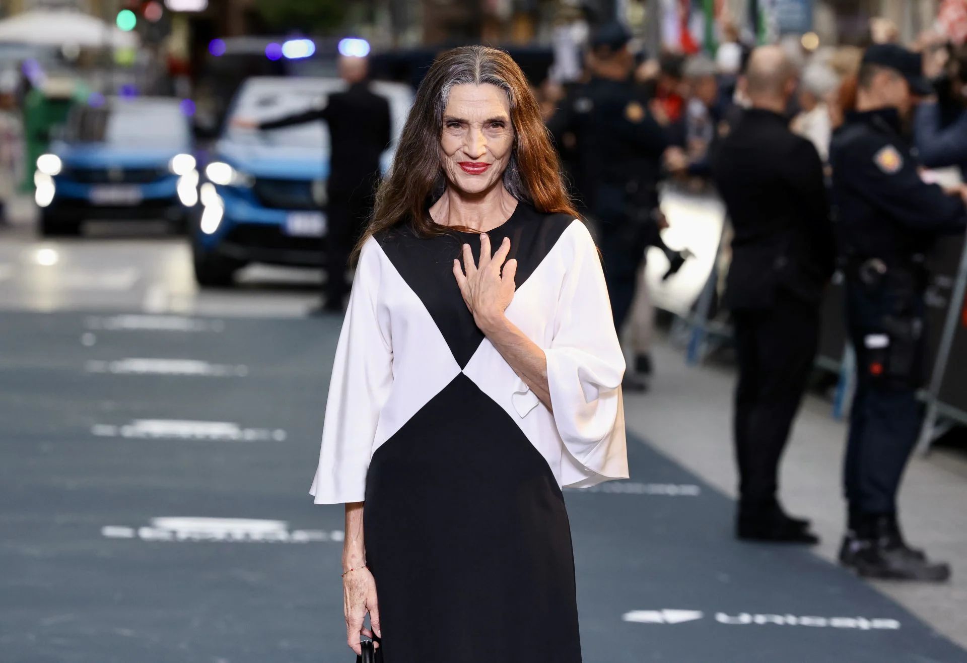 Ángela Molina en la gala de inauguración de la Seminci