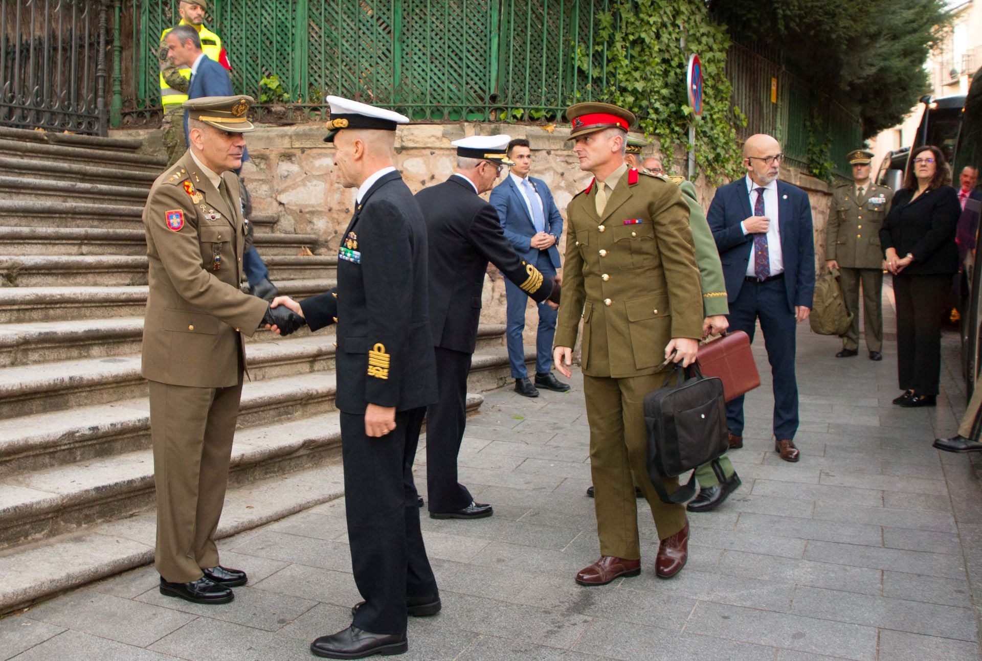 Reunión de jefes de Estado Mayor de la Defensa en Segovia