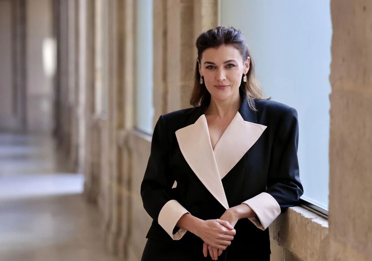 Marta Nieto, directora y protagonista de 'La mitad de Ana', en el Museo Patio Herreriano.