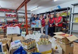 Entrega a Cáritas Parroquial de la recogida solidaria